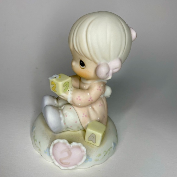 Vintage Precious Moments Growing in Grace Age 2 Blonde, AS IS - Picture 1 of 4
